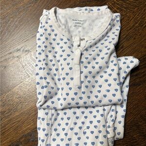 Roller Rabbit Blue Heart Pajama Set XXS